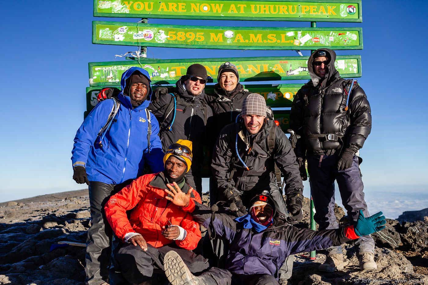 Uhuru Peak. We made it!
