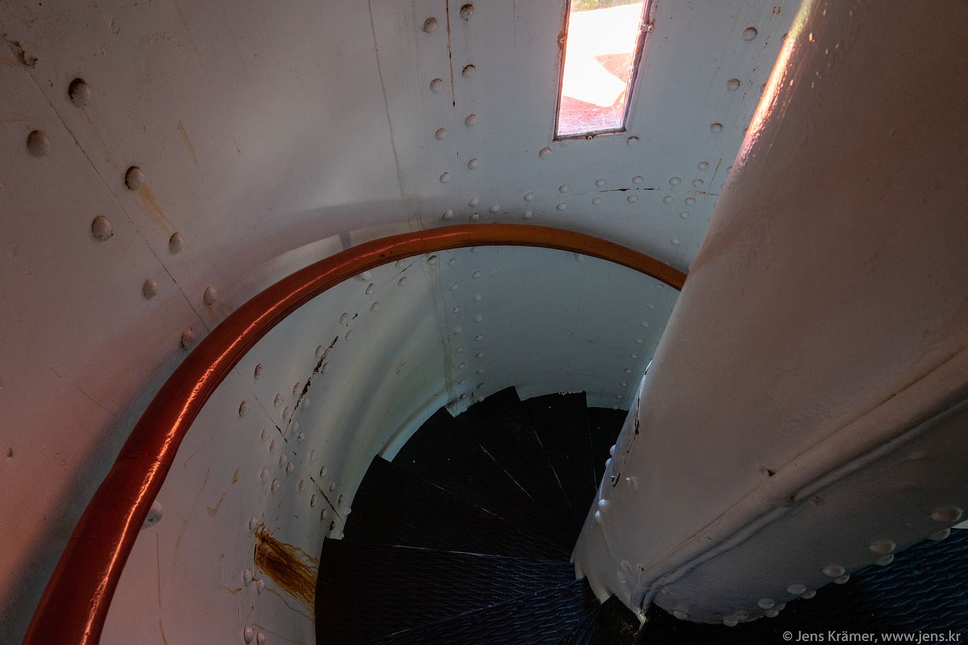 Inside Ristna Lighthouse